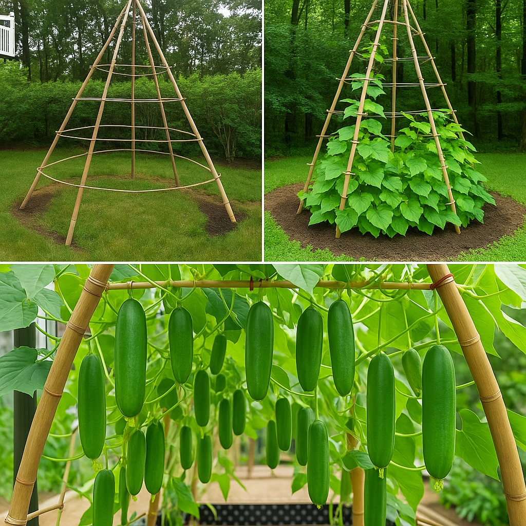 HomeGarden - 🌿🌱 Grow Cucumbers the Smart Way with the Herringbone ...