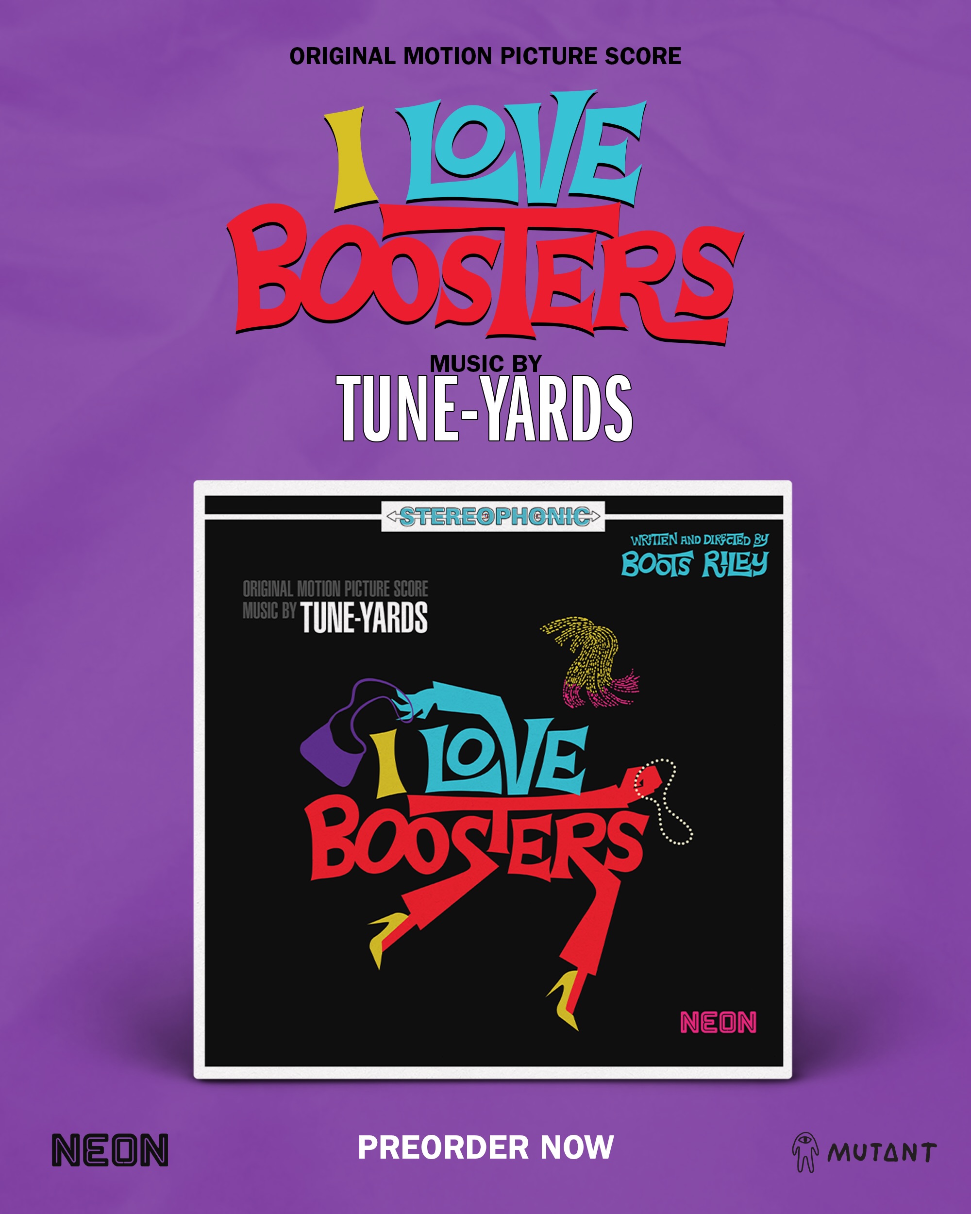Get your I Love Boosters soundtrack vinyl! ???