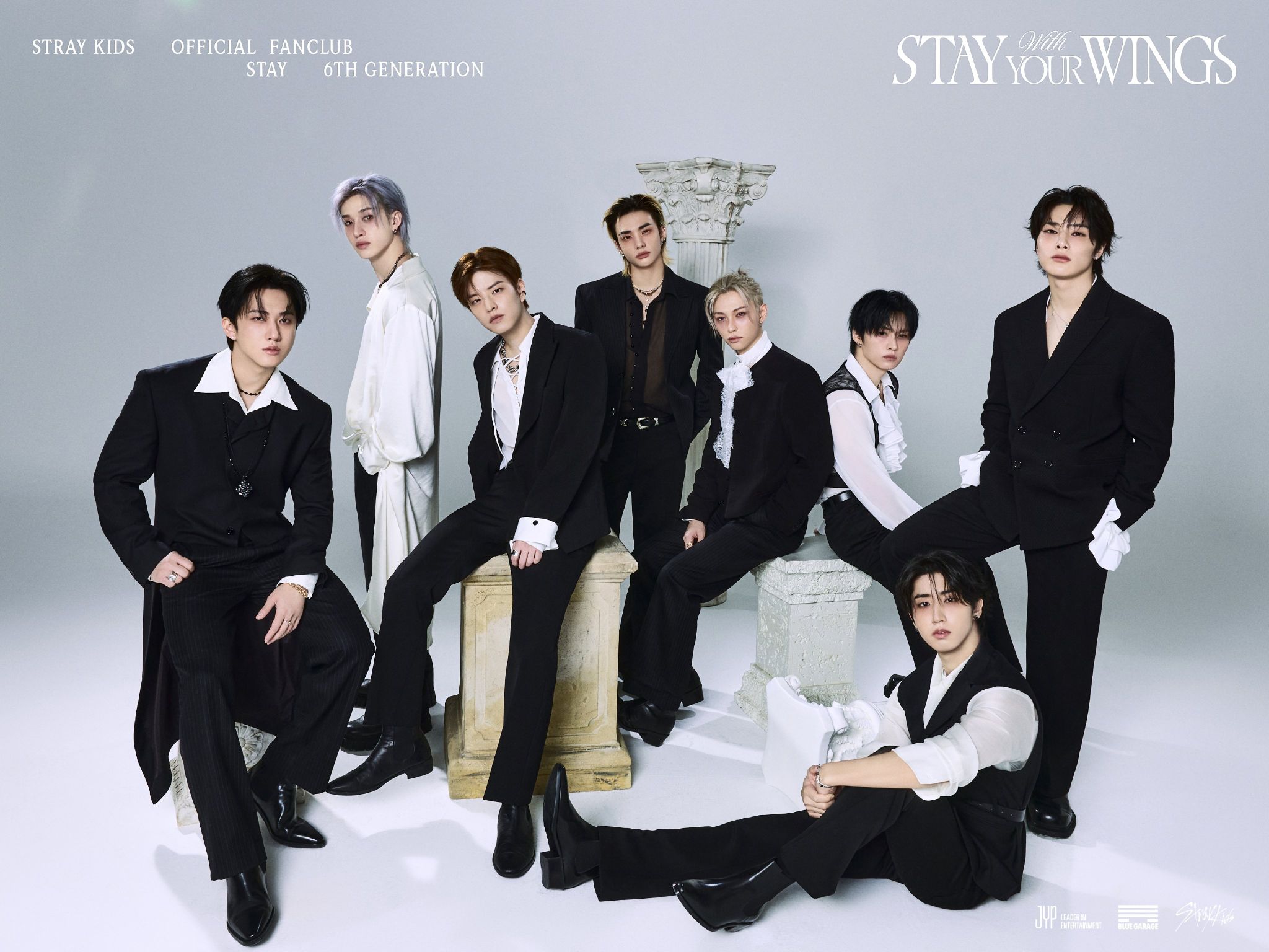 Stray Kids in their Official Fanclub STAY 6th Gen Kit concept