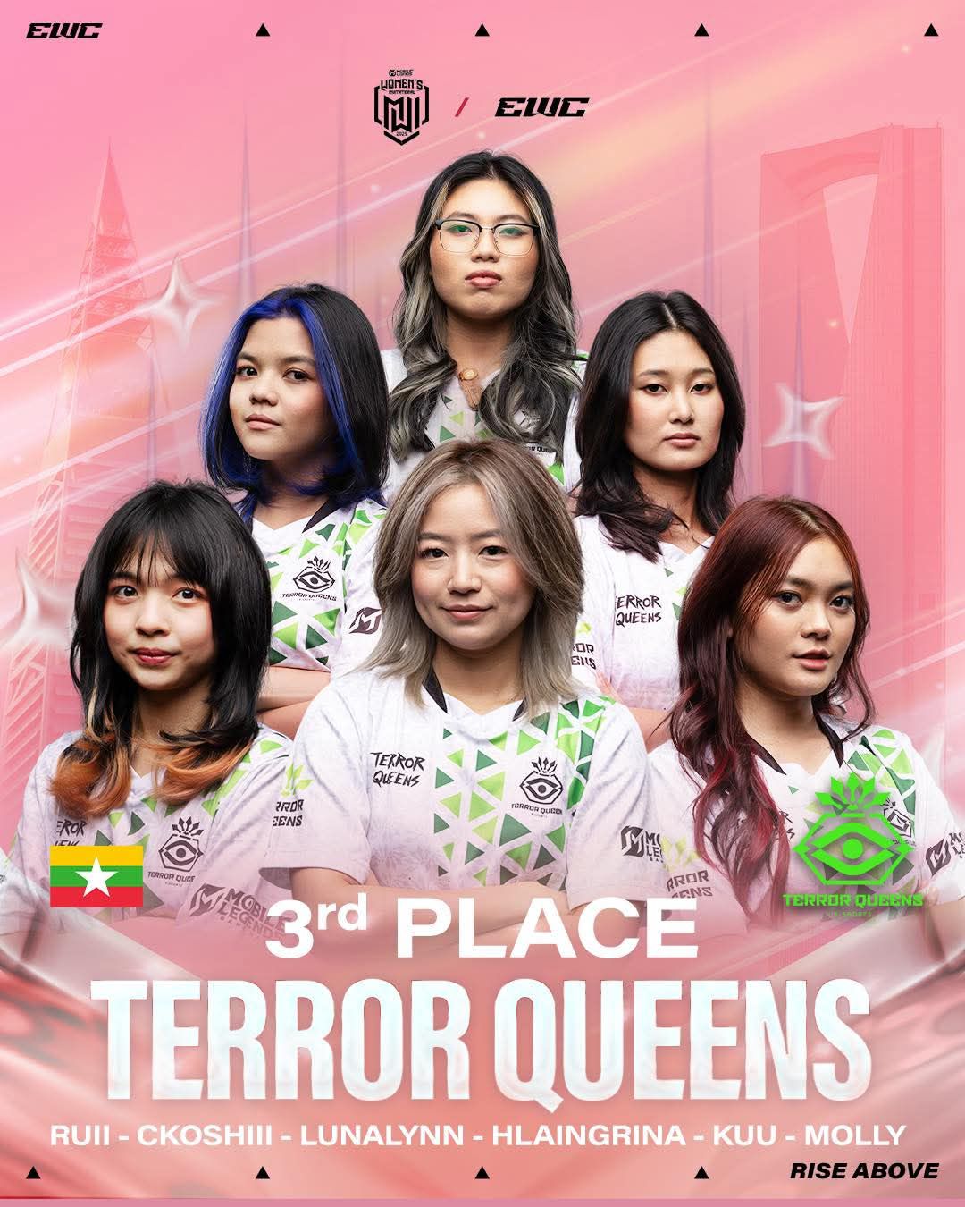 G͜͡G - 🏆 3RD PLACE - TERROR QUEENS 🏆 Sinungkit ng mga reyna ng Burmese ...