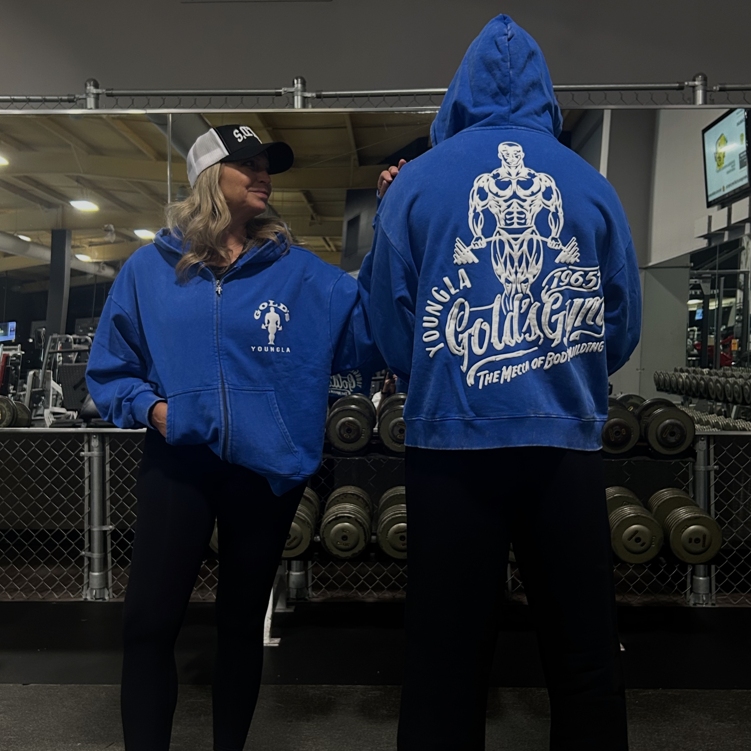 Youngla x Gold's Gym zip hoodie at Jacksonville