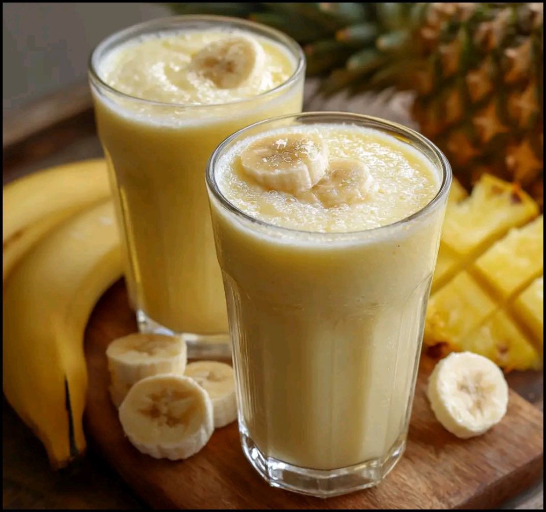 Recetas - BATIDO DE PIÑA Y BANANA. INGREDIENTES PARA LA RECETA. 1 taza ...