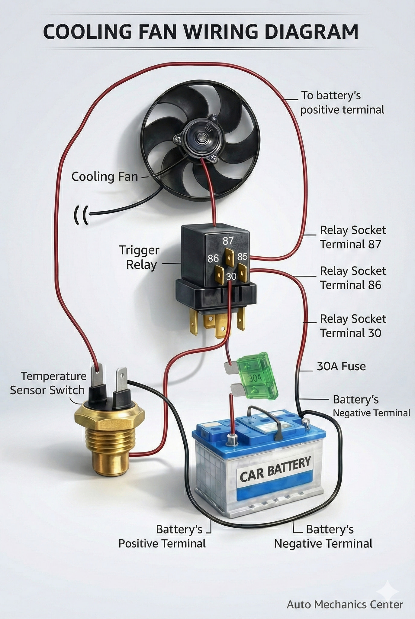 5 Pin Relay Fan Wiring Diagram