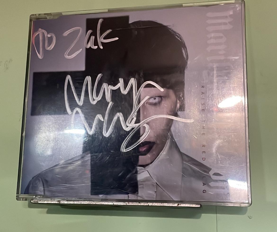 Marilyn Manson signed CDs and collectibles