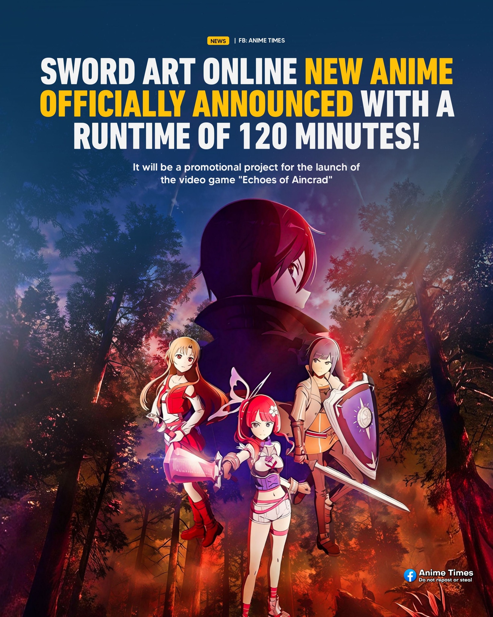 New Sword Art Online anime Unanswered//Butterfly announced