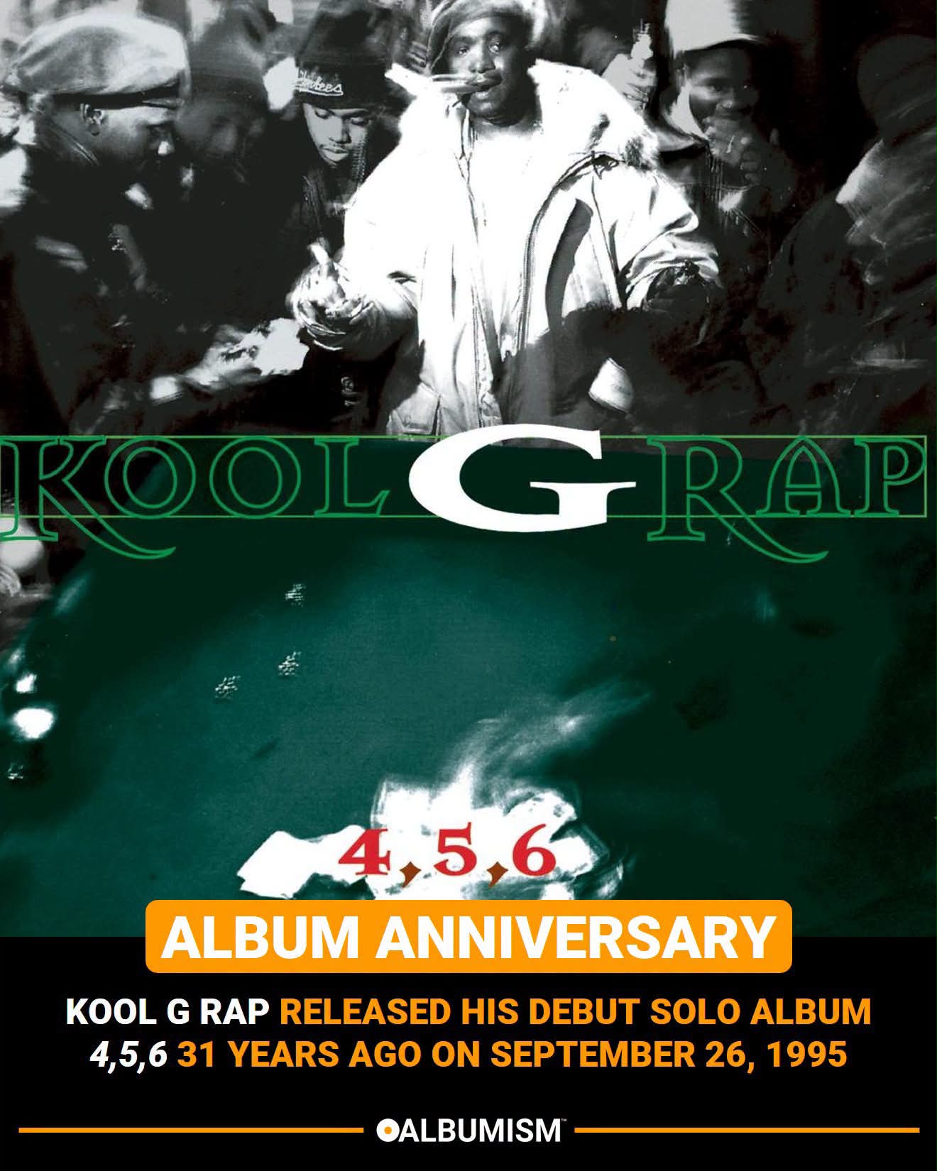 Kool G Rap releases solo debut album 4,5,6
