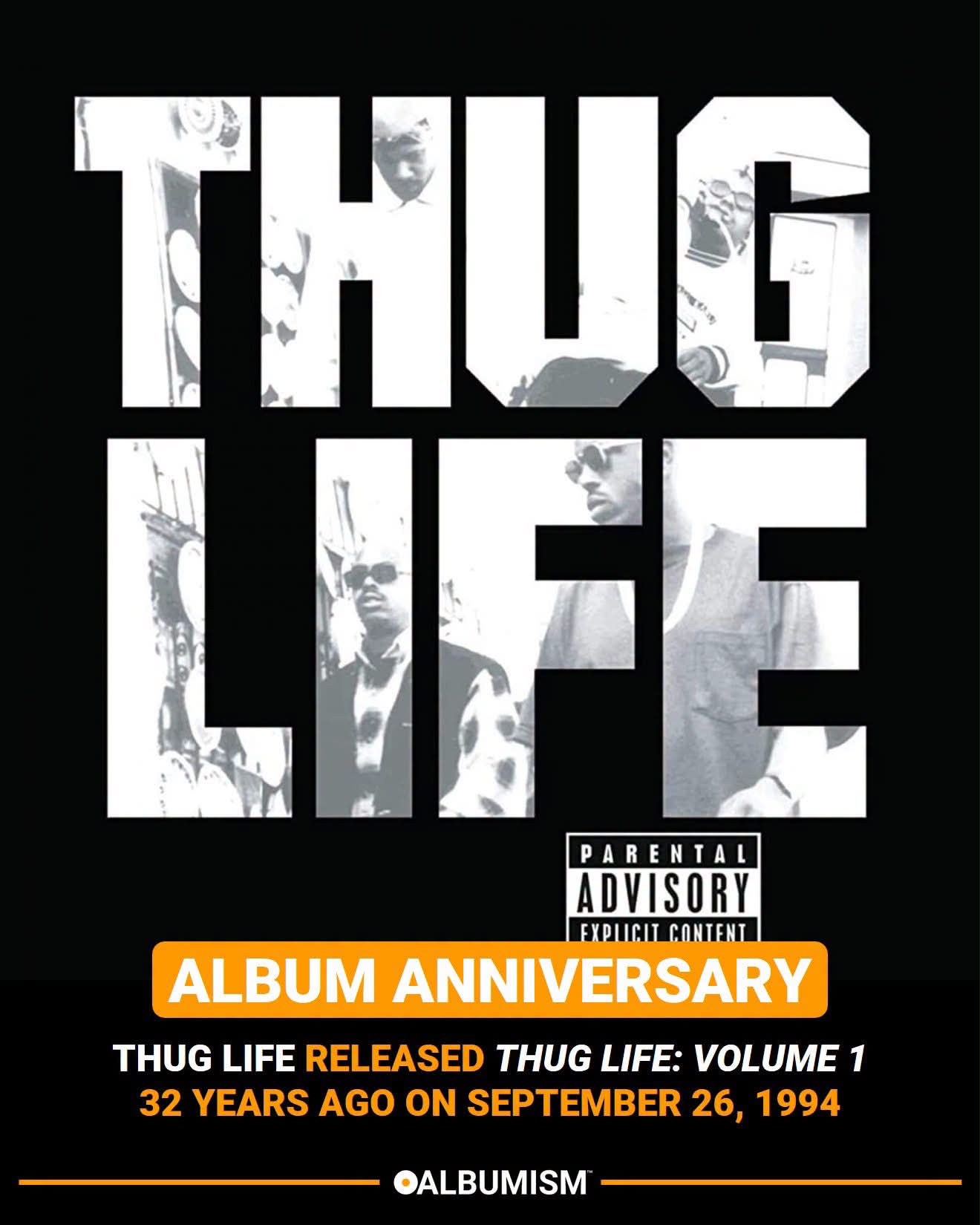 Thug Life's 'Thug Life: Volume 1' album released 32 years ago