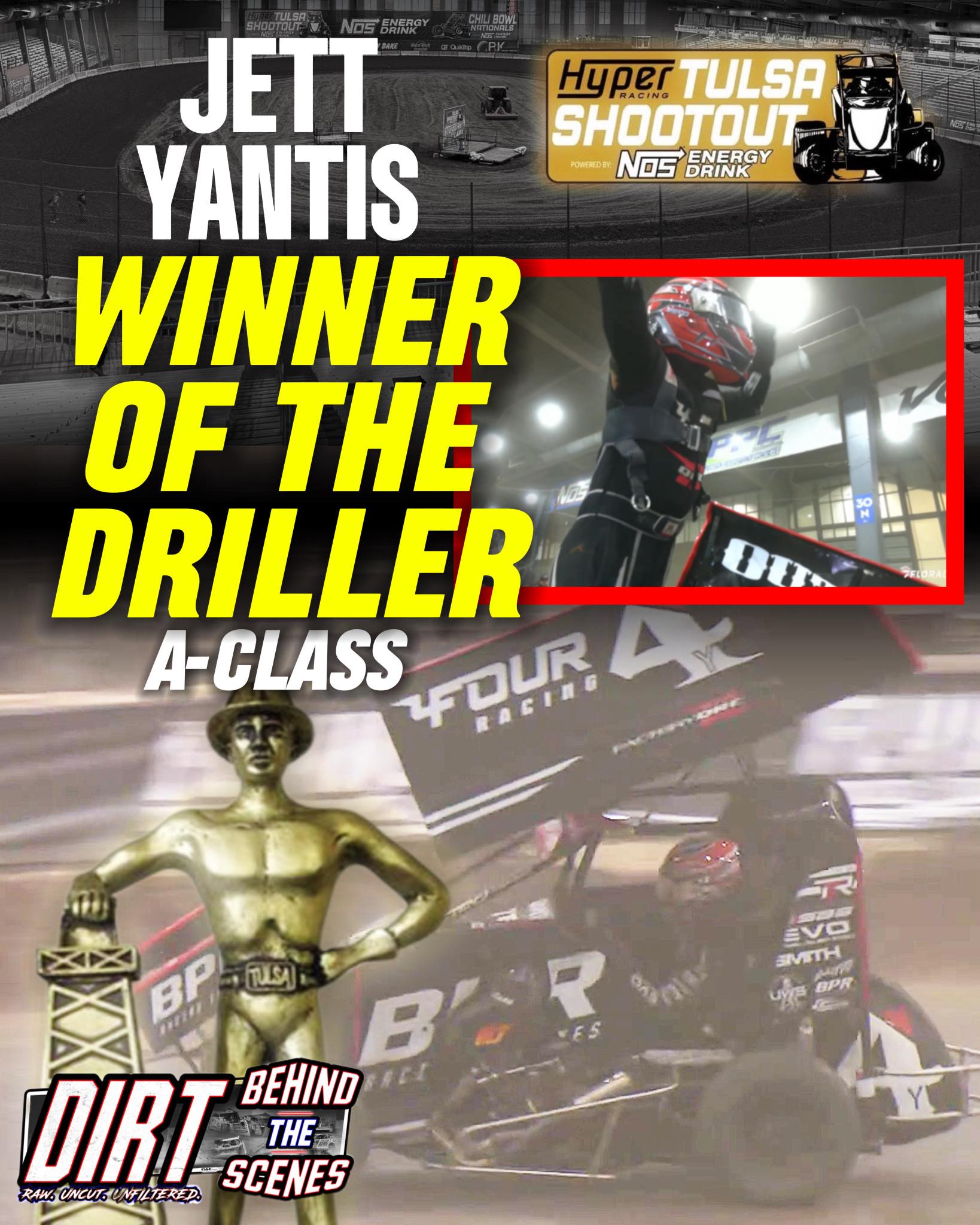 Dirt - ️ The Jett took off, and landed in Victory Lane🏁 Jett Yantis ...