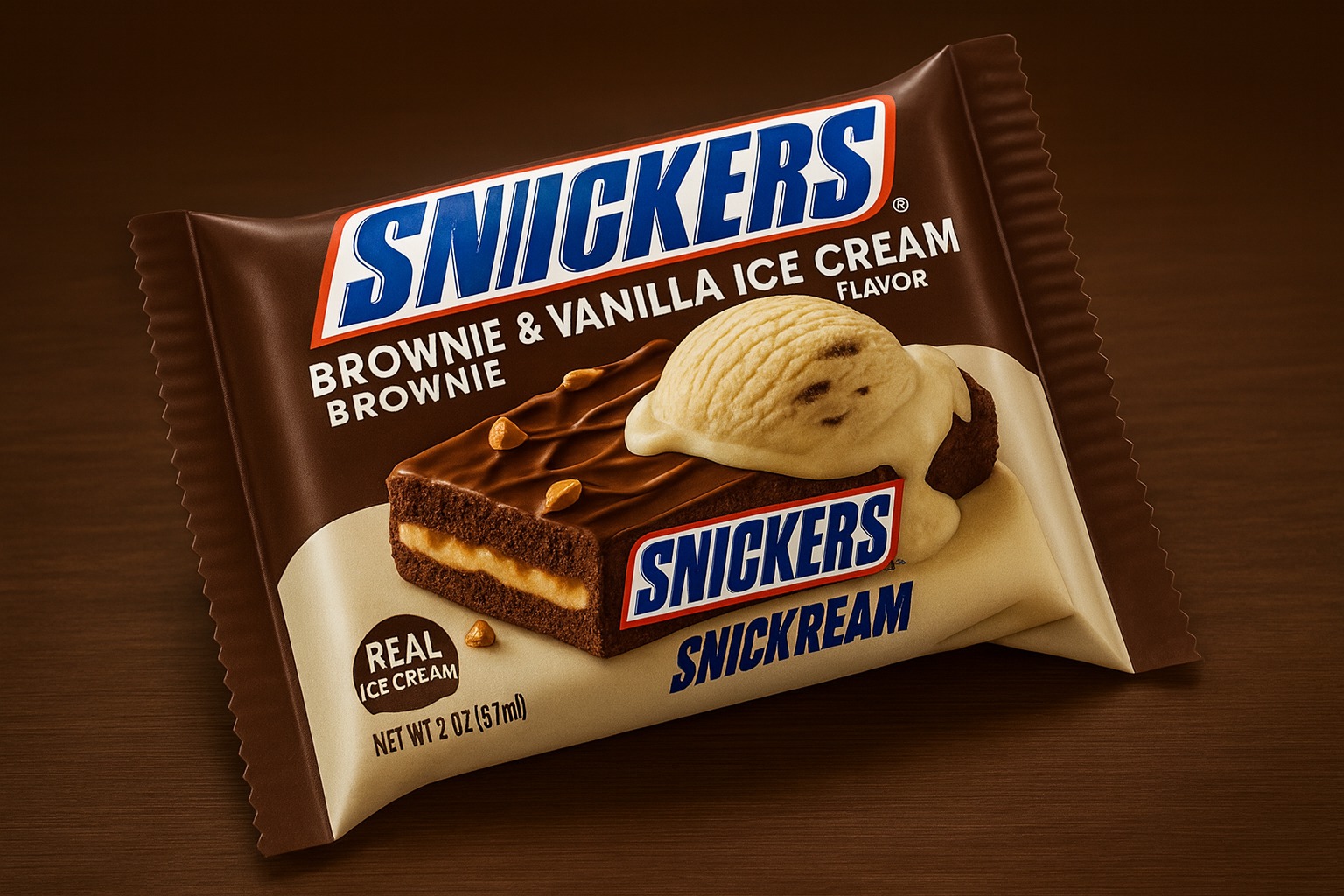 Jugad - 🍫 ️ SNICKERS: Snickream Brownie & Vanilla Ice Cream Flavor ...
