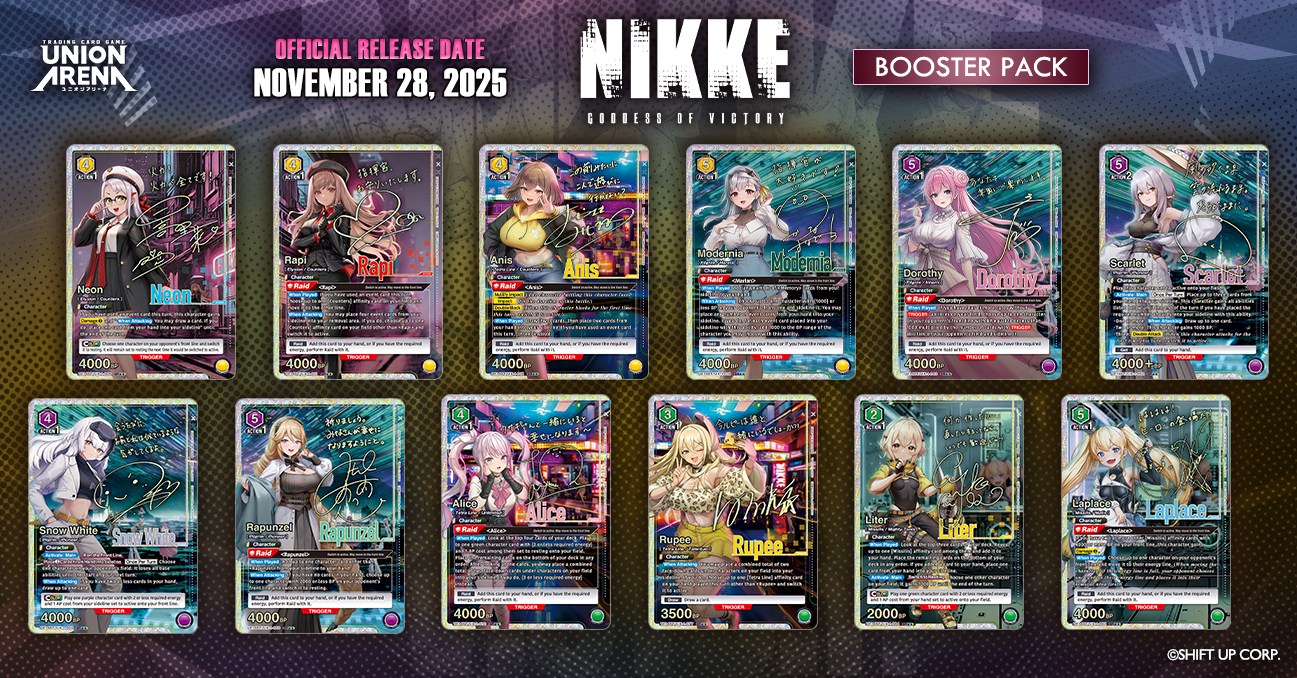 UNION - [Poll] The GODDESS OF VICTORY: #NIKKE [UE14BT] Booster Pack ...