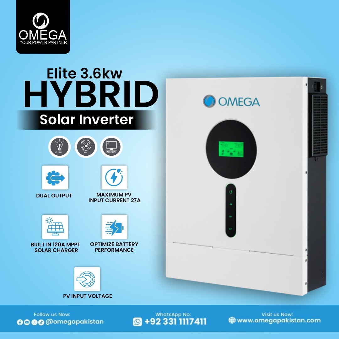 Omega - Smart energy for everyday living. The Omega Elite 3.6kW Hybrid ...