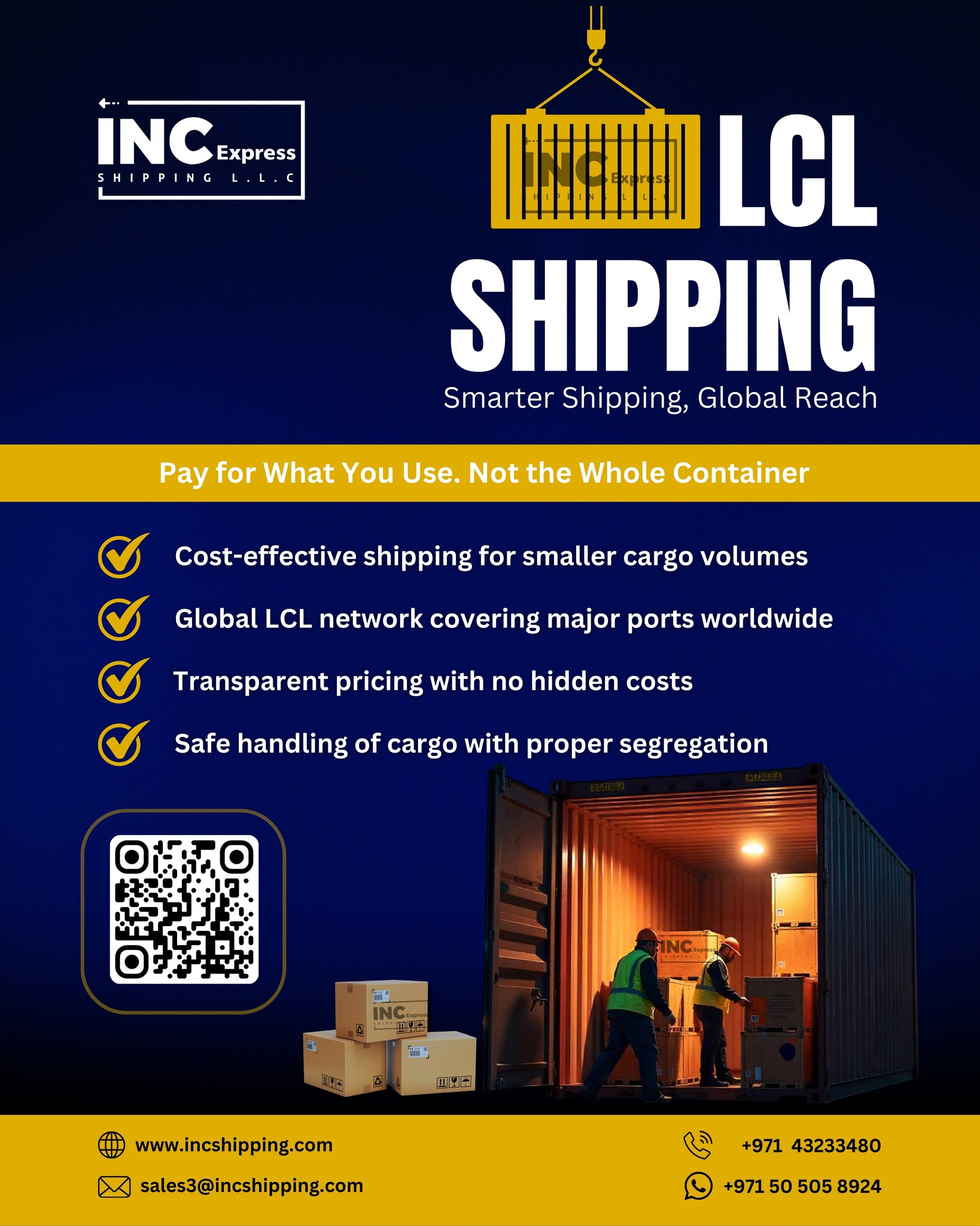 INC Express Shipping | Dubai