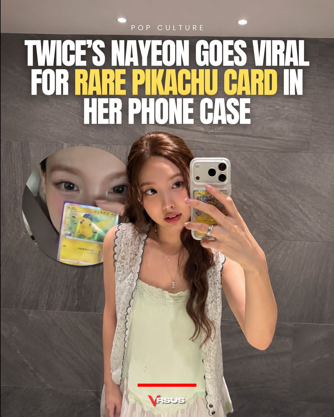 TWICE member Nayeon has gone viral after fans spotted a rare
