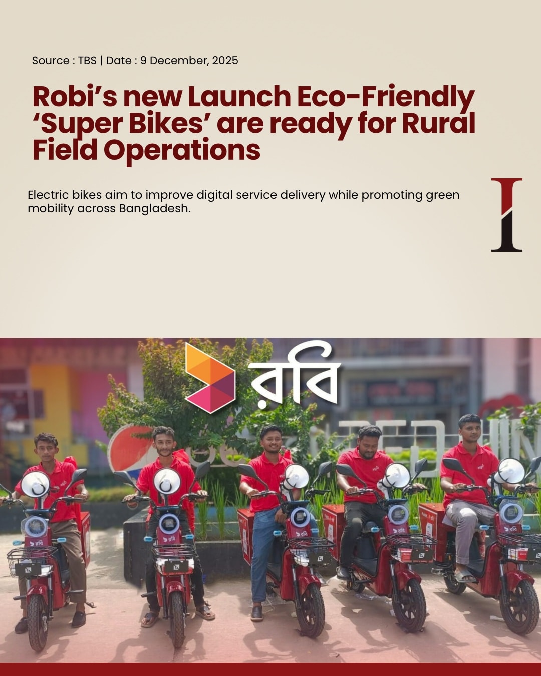 Brand - Robi introduces electric “Super Bikes” to cut emissions and ...