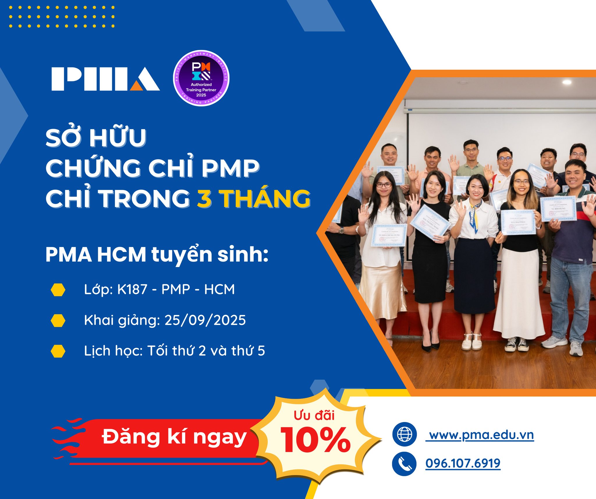 PMA Hồ Chí Minh - Luyện thi chứng chỉ Quản lý dự án | Ho Chi Minh City