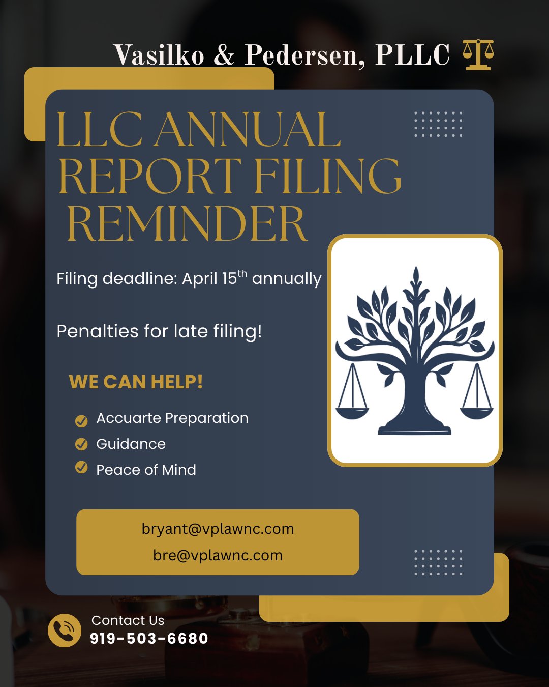 VP - 📌 LLC Owners | Don’t Forget Your Annual Report! Stay compliant ...