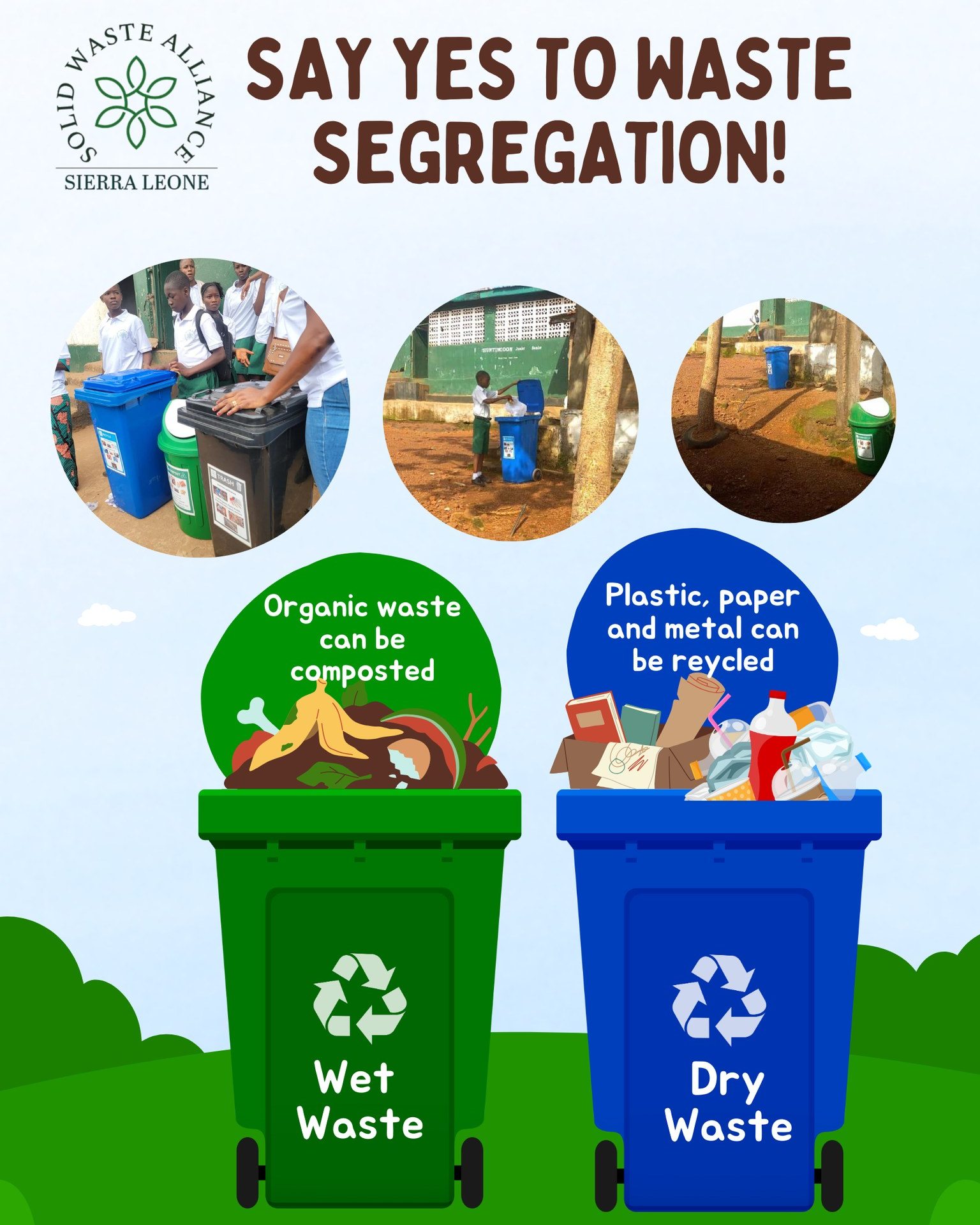 🌍 Waste Segregation:... - Solid Waste Alliance Sierra Leone | Facebook