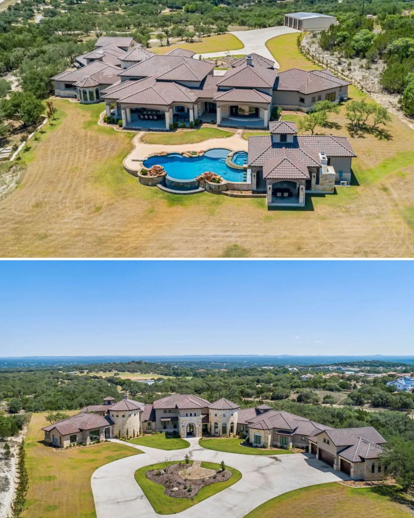 Texas - A True Family Compound on 46 Acres of Beautiful Grounds in ...