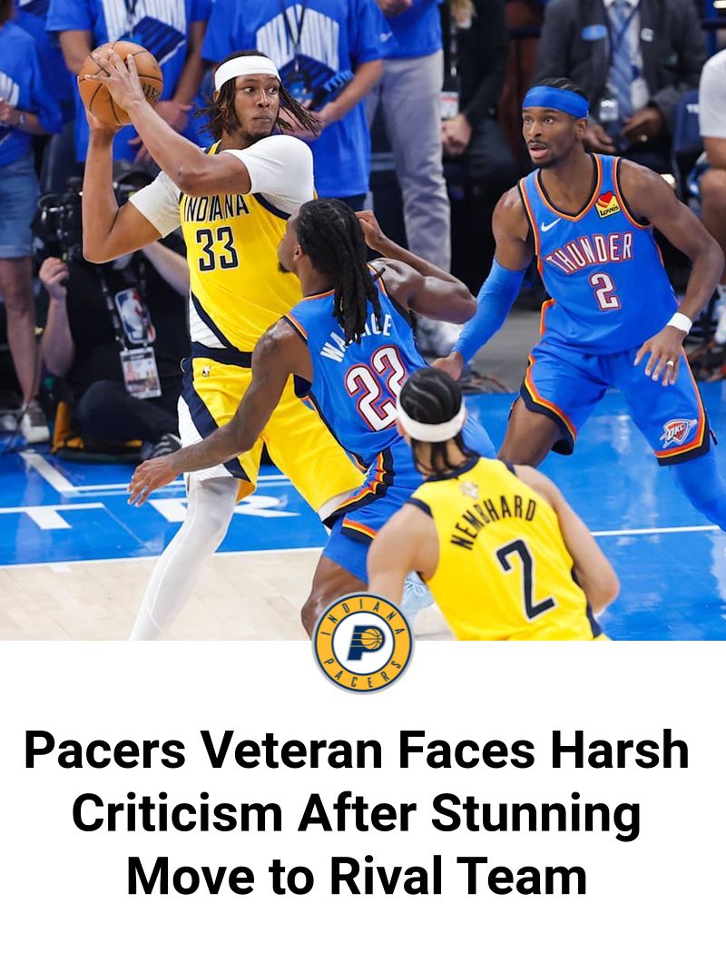Blue - Pacers Veteran Faces Harsh Criticism After Stunning Move to ...