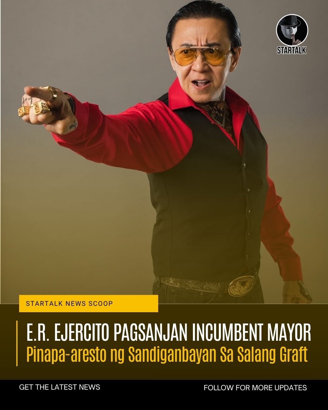 StarTalk: - E.R. Ejercito Incumbent Mayor ng Pagsanjan Pinapa-aresto ng ...