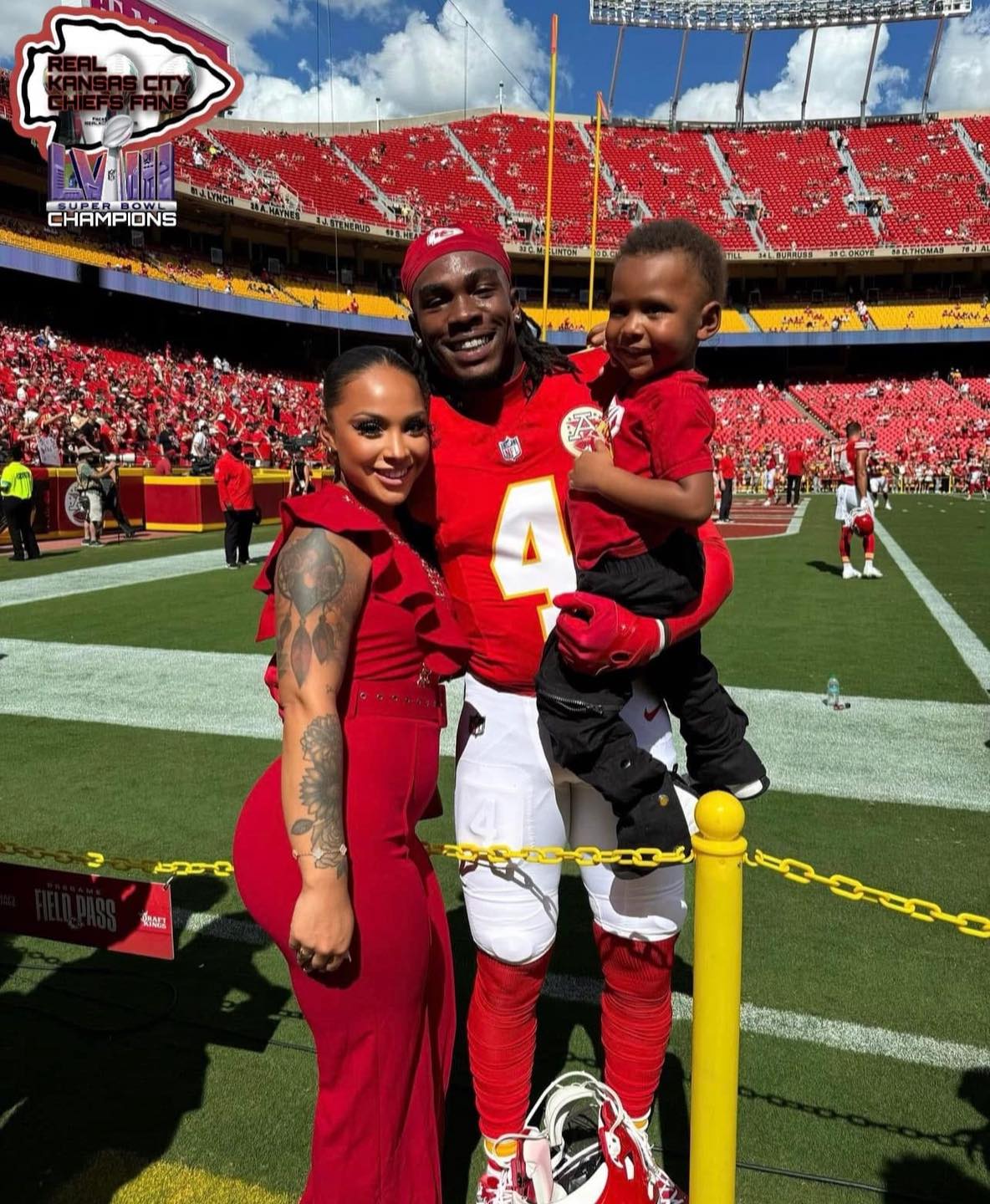 The Rashee Rice Family♥️💛 - Real Kansas City Chiefs Fans Bot | Facebook