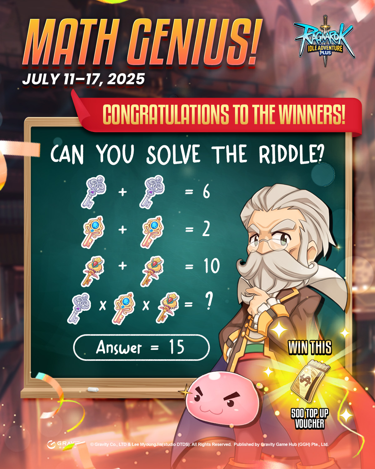 RO - 🧠 MATH GENIUS WINNERS ANNOUNCED! 🎉 Our adventurers put their ...
