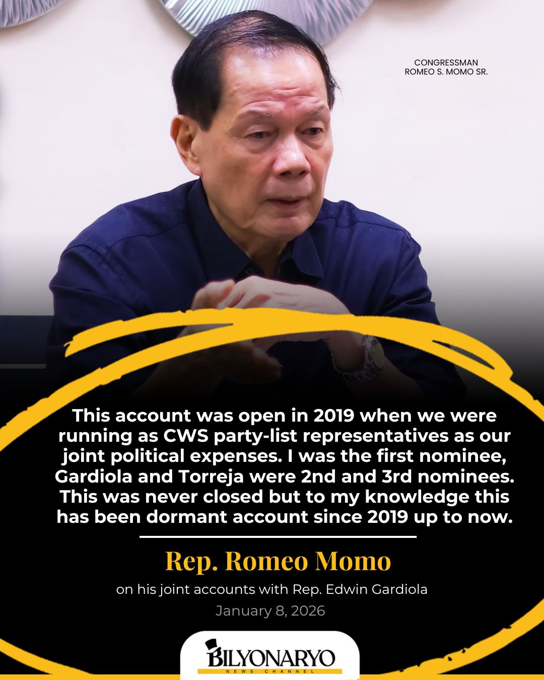 'THIS HAS BEEN DORMANT ACCOUNT... - Bilyonaryo News Channel | Facebook