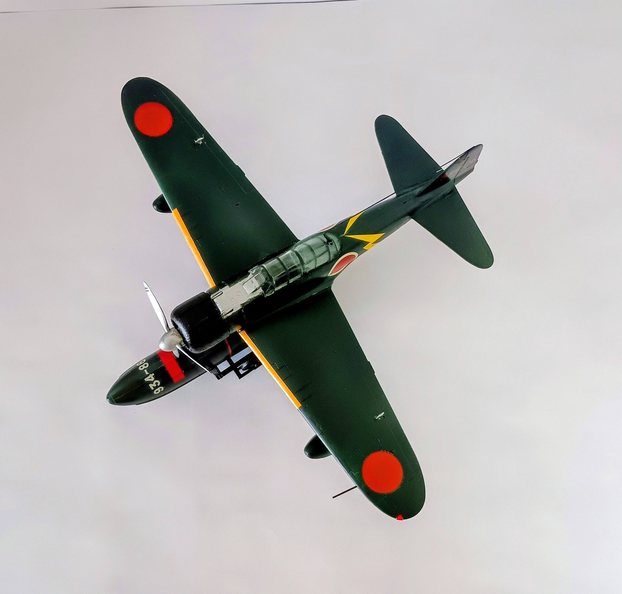 ✈中島A6M2ーN 二式水上戦闘機1/48 三菱A6M5c 零式艦上戦闘機 52型丙1/48