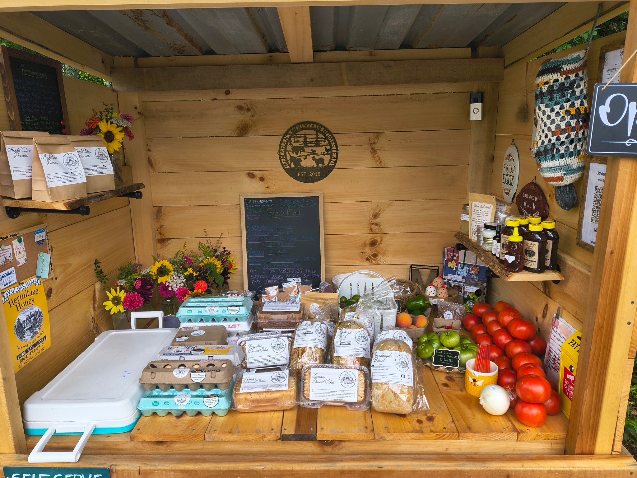 Bakery items and flowers... - McMahan's Mountain Homestead | Facebook