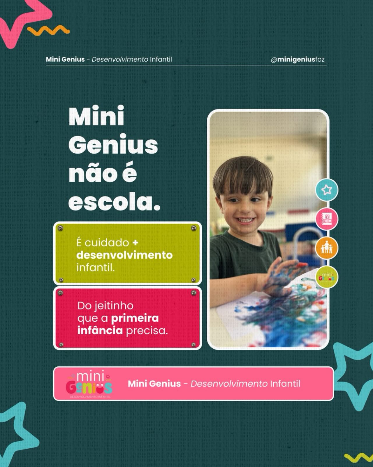Mini - Na Mini Genius, cada pequeno é acolhido como único. 💛 Somos um ...