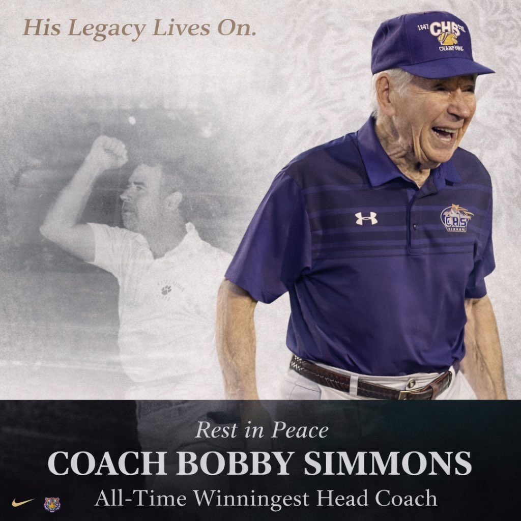 Today we pause to honor the life and legacy of Coach Bobby Simmons