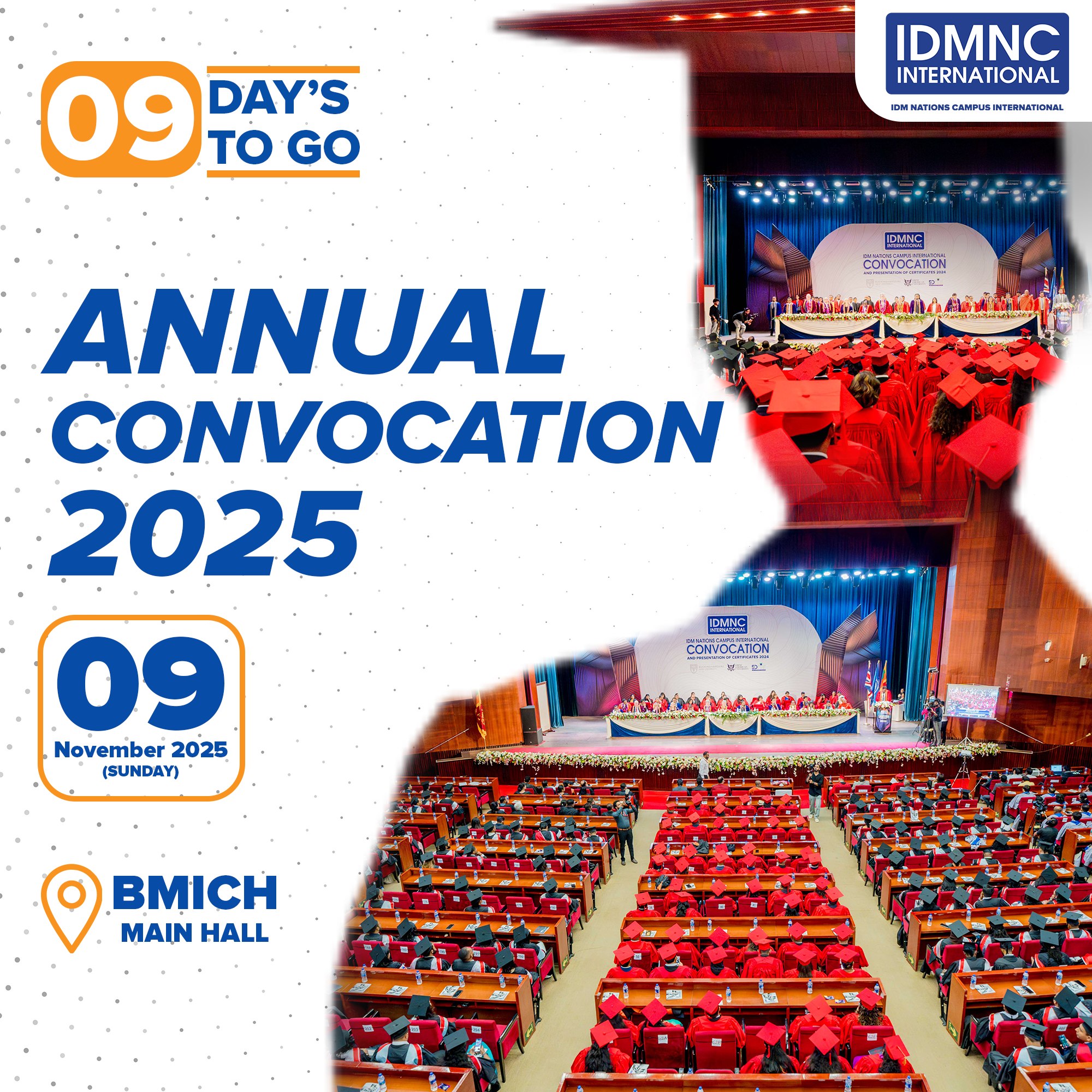 🎓 9 DAYS TO GO! 🎓... - IDM Nations Campus International | Facebook