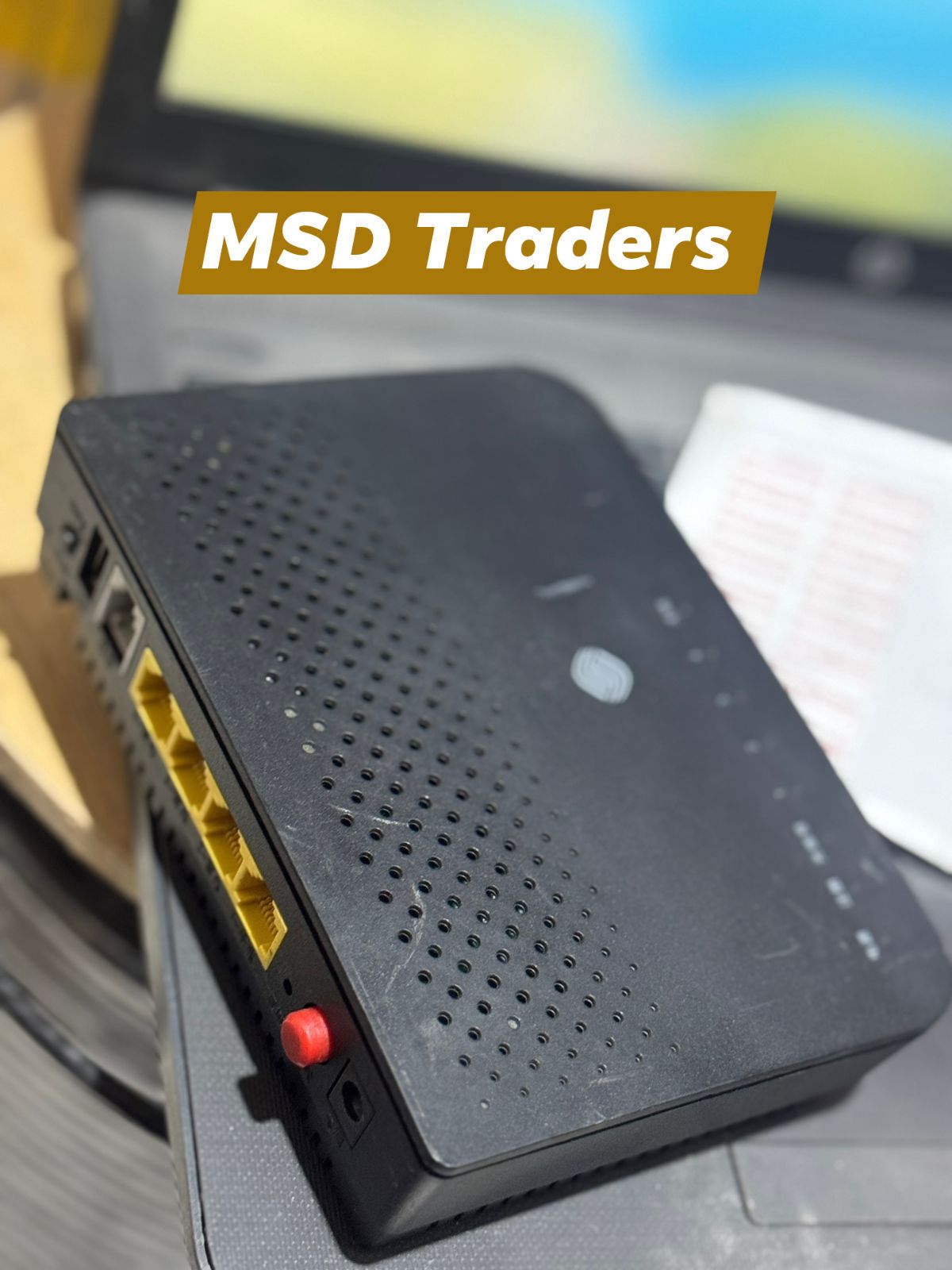 🌐 *MSD Traders IT Solutions* 📡 CM113z Xpon Fiber Router