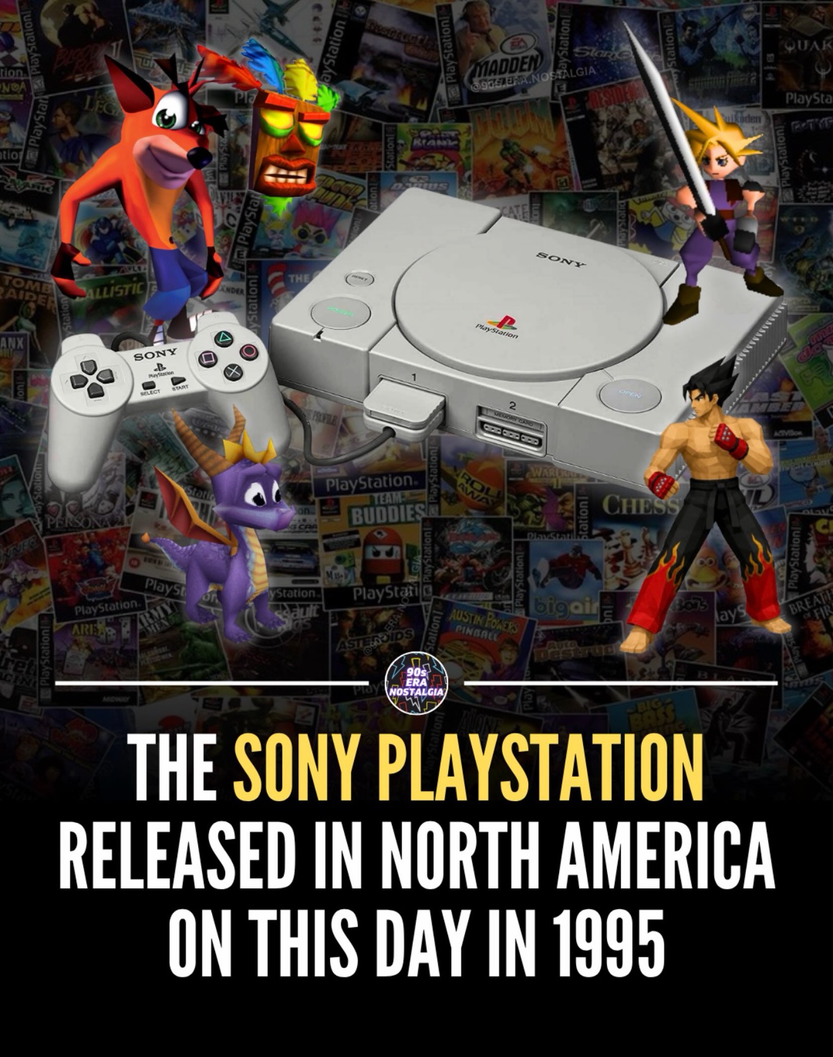 The Sony PlayStation turns 31 years old today! 🎮 Hitting North