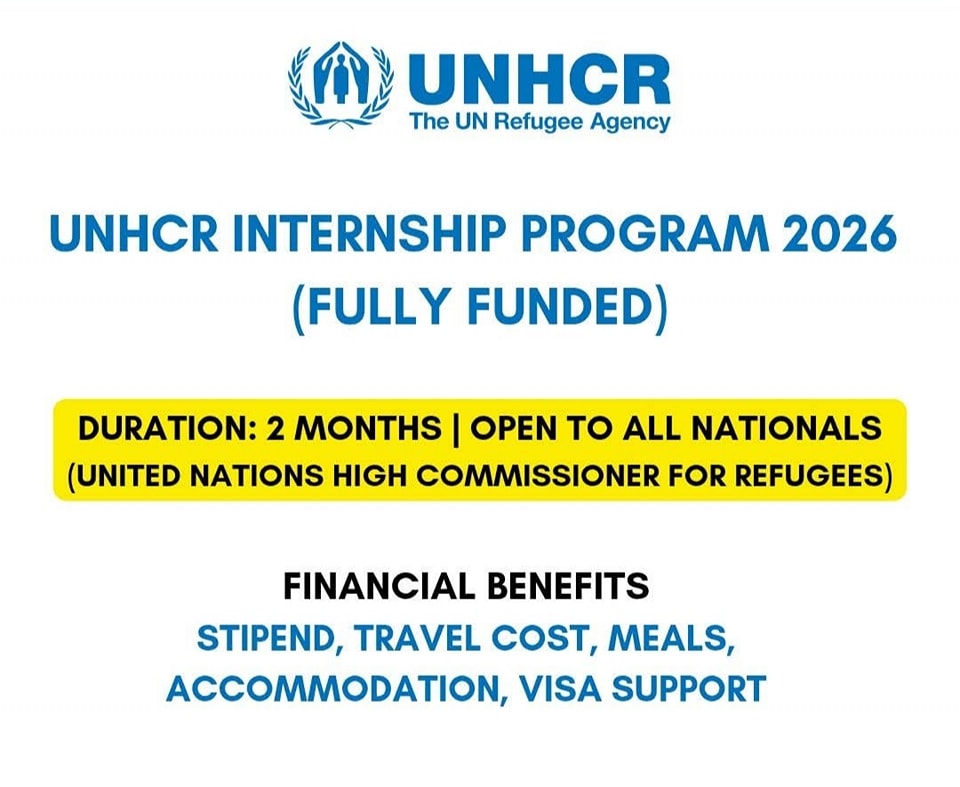 Scholarship - UNHCR Internship Program 2026 (Fully Funded) Visit: link ...