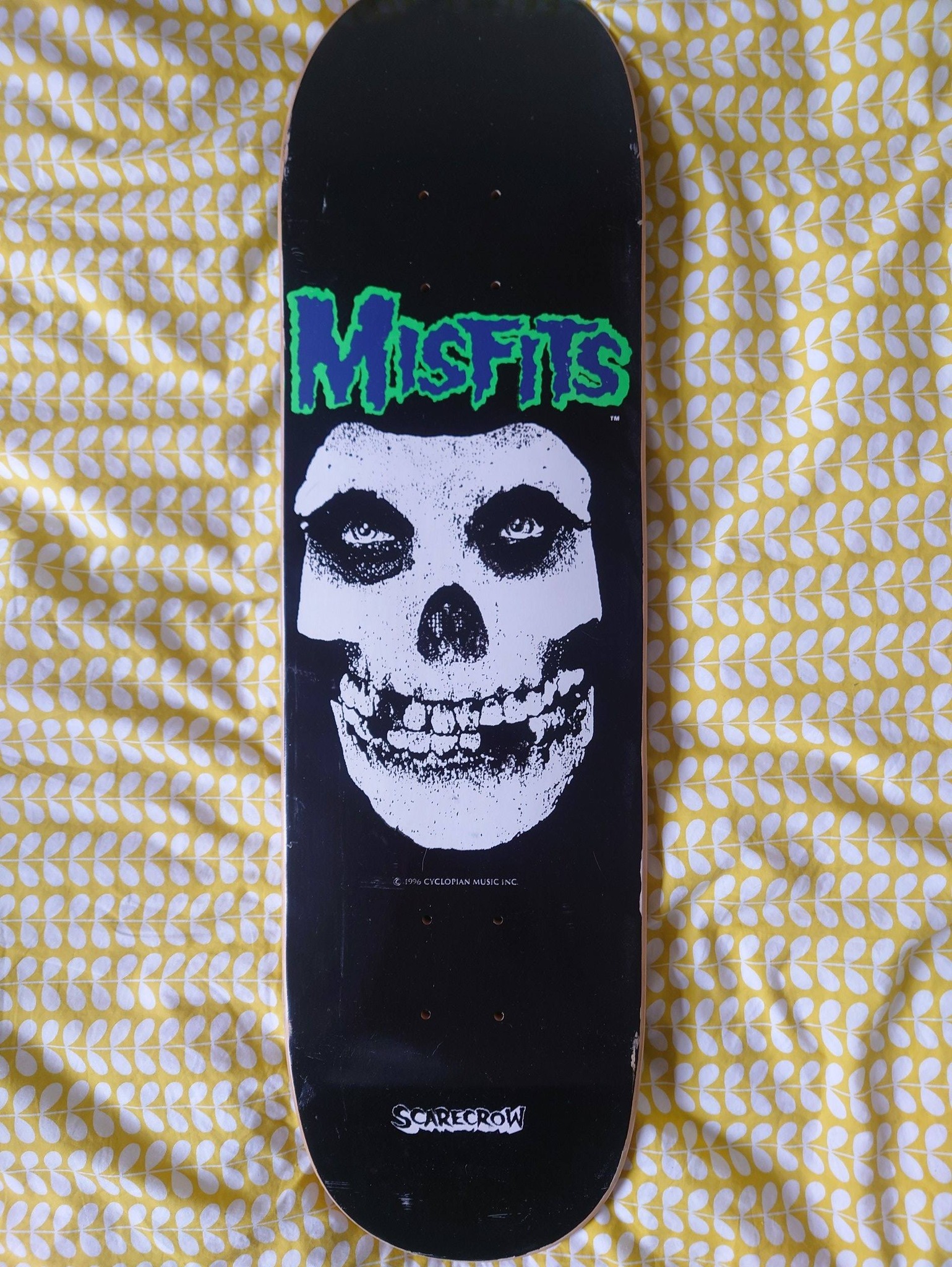 Vintage Scarecrow skateboard from 1995