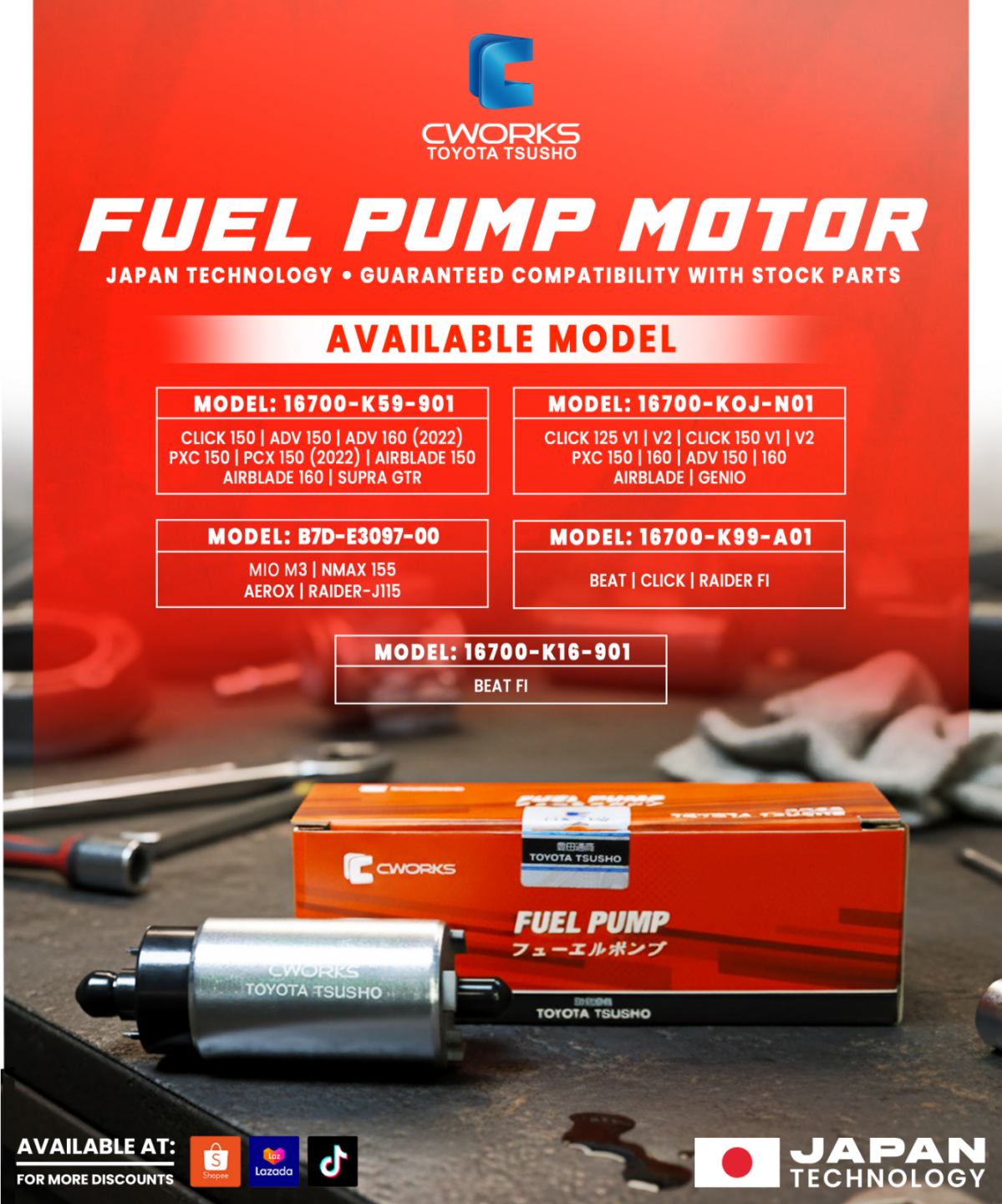CWorks - 𝐅𝐮𝐞𝐥 𝐏𝐮𝐦𝐩 𝐌𝐨𝐭𝐨𝐫 now available in 𝟓 𝐝𝐢𝐟𝐟𝐞𝐫𝐞𝐧𝐭 𝐦𝐨𝐝𝐞𝐥𝐬 engineered ...