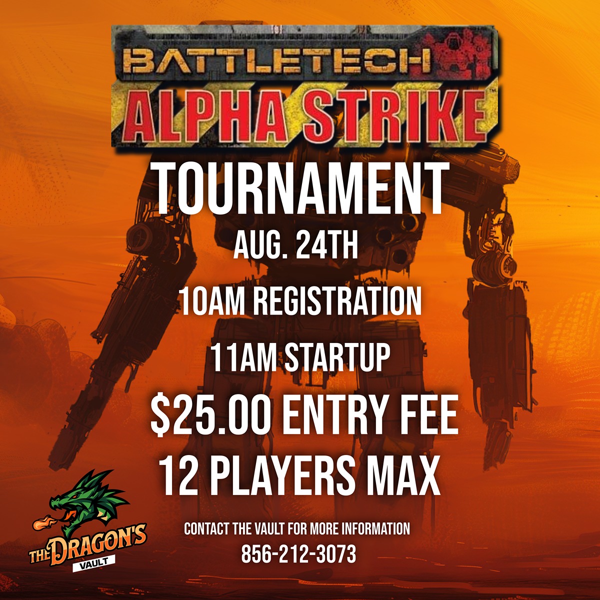 The Dragon's - 2 weeks until our first Battletech tournament. Register ...