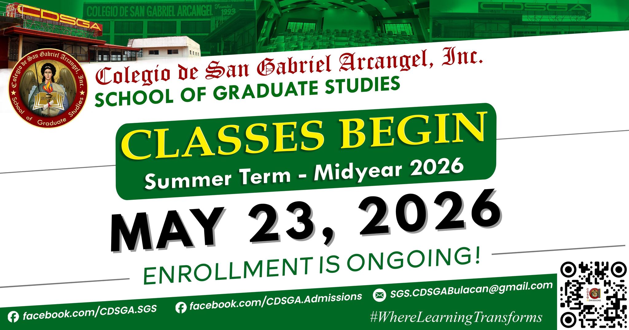 CDSGA Admissions