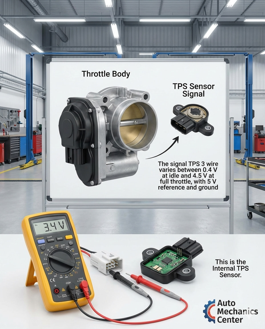 Auto - ! The Throttle Position Sensor (TPS) is one of those small parts ...