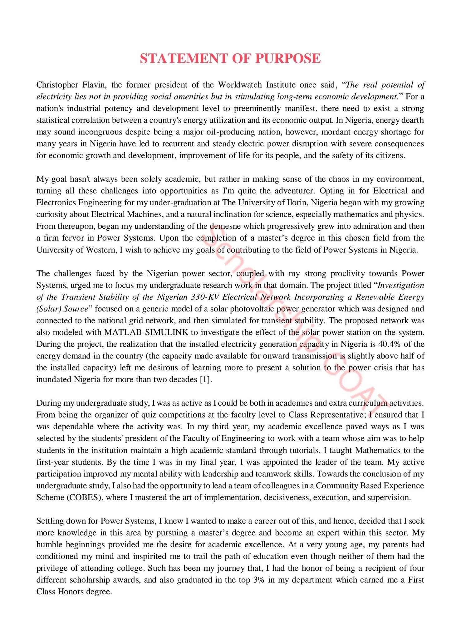 Scholarship - Scholarship Winning Statement of Purpose (SOP )🔥 A strong ...