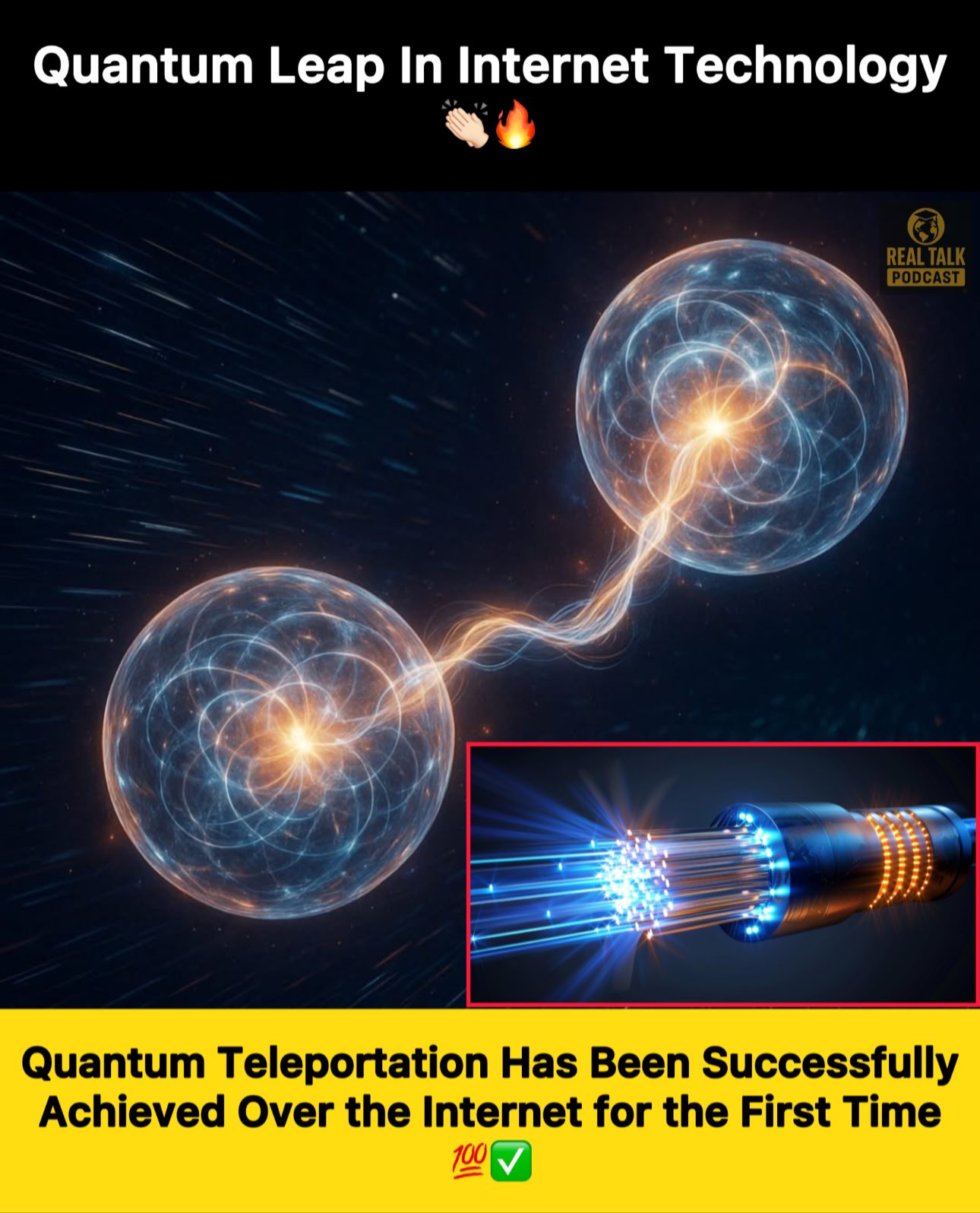 Real - Quantum Leap In Internet Technology Quantum teleportation has ...