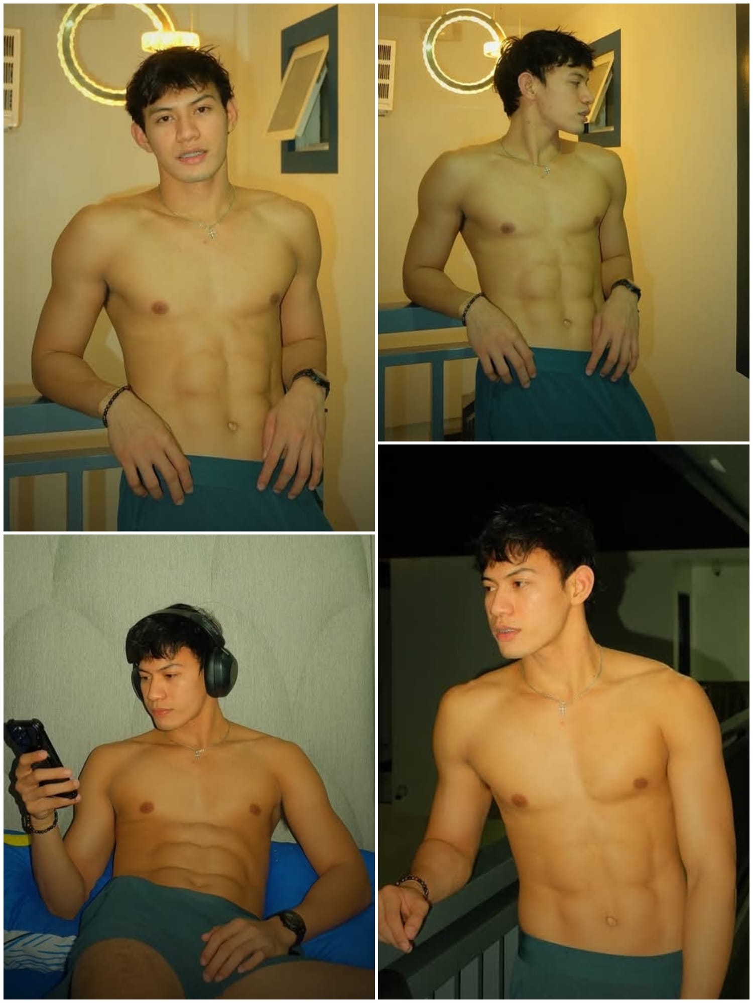 Volleyball - Ariel Cacao Flexing his 6 Pack Abs🔥😍 Yummy Setter From FEU ...