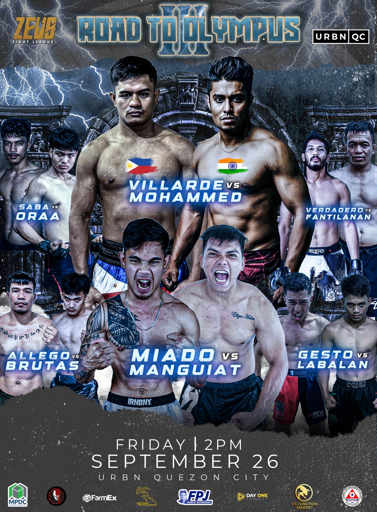 ZEUS - ⚡ ROAD TO OLYMPUS 3 ⚡ Not your average fight night. This is ...