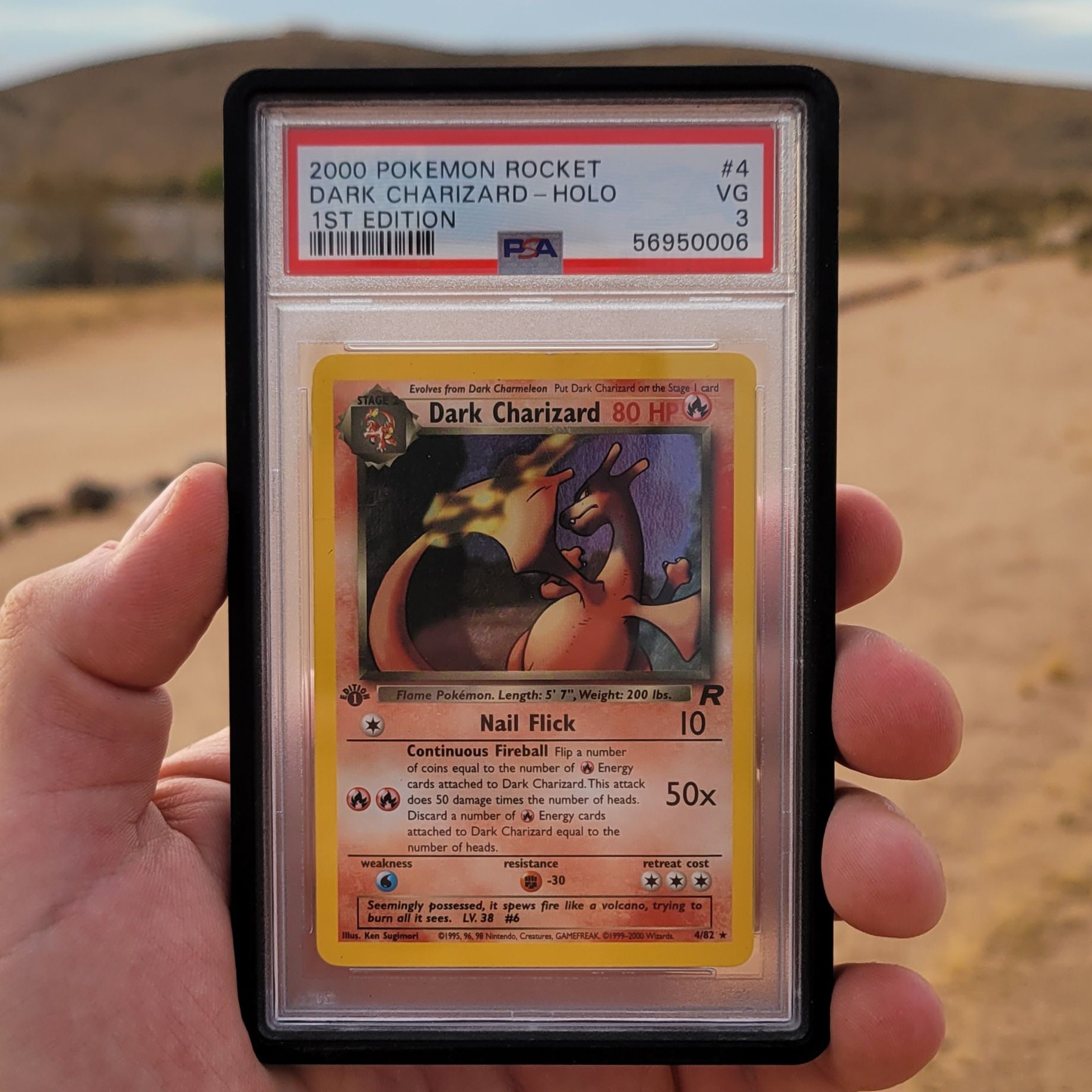 Are there holo and non-holo versions of the 1st edition Dark