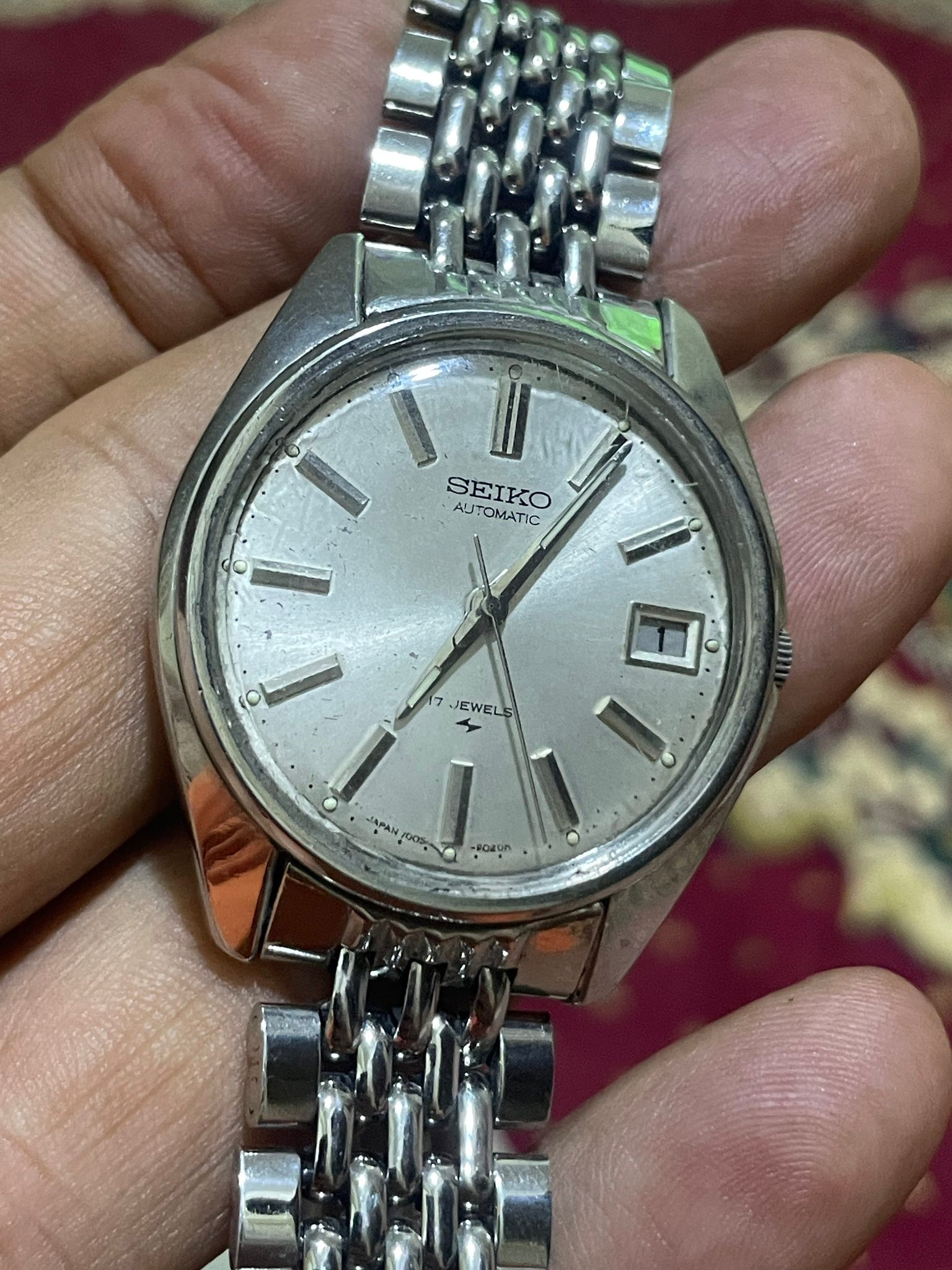 Seiko Automatic with 17 jewels, made in Japan