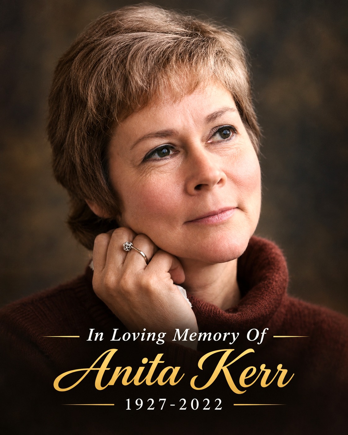 Remembering Anita Kerr (1927-2022) 🕊 Today we remember Anita Kerr