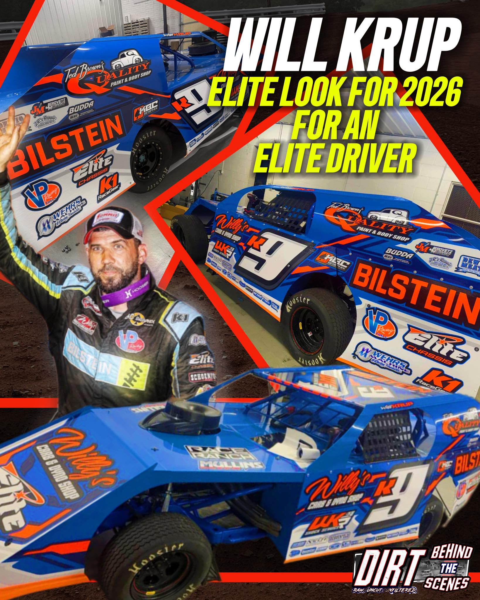 Dirt - Will Krup’s ride for 2026 looks “ELITE”😉🔥🏁 I’ve always loved ...