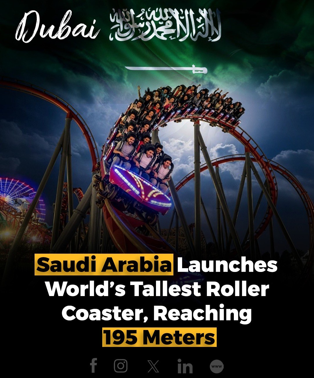 Startup - Falcon’s Flight at Six Flags Qiddiya City near Riyadh is set ...