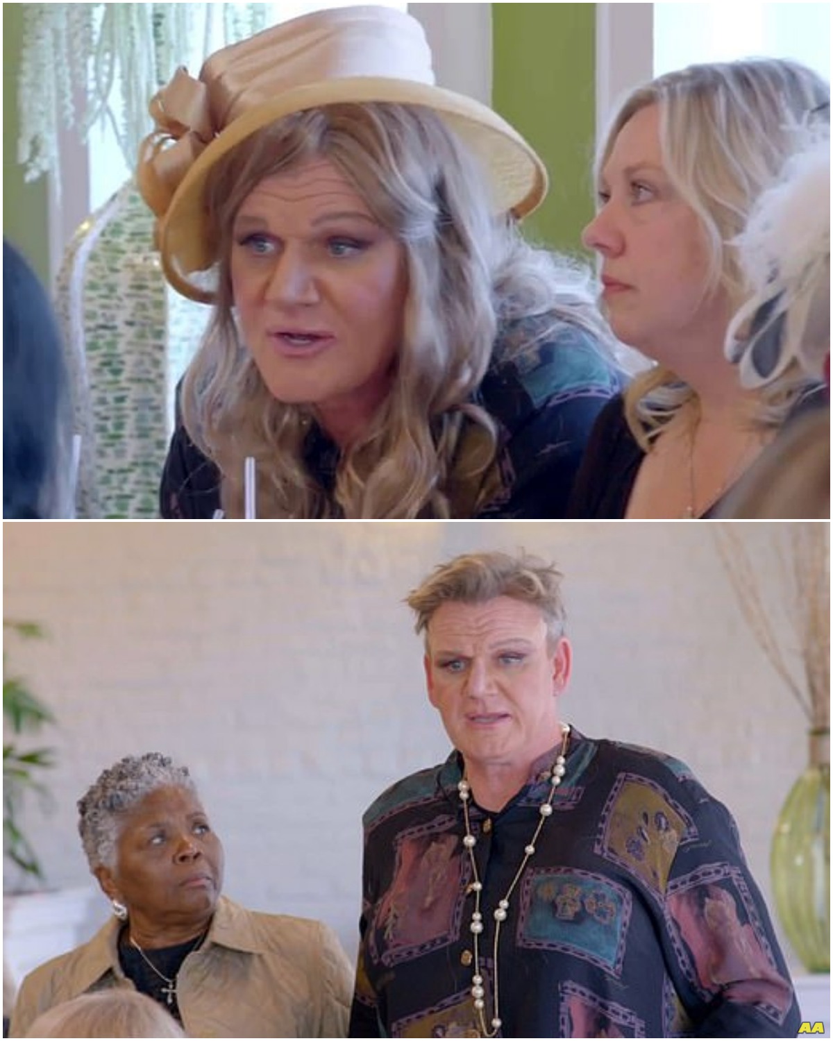 Gordon Ramsay disguised as an old lady is one of those images that you just can't unsee